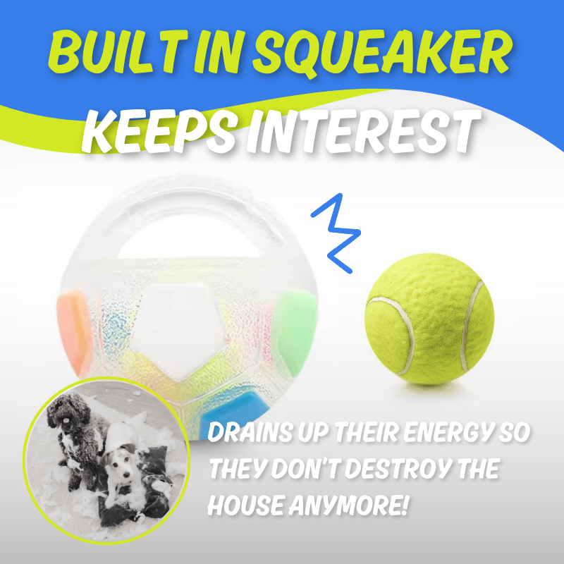 Colorful Squeaky Football