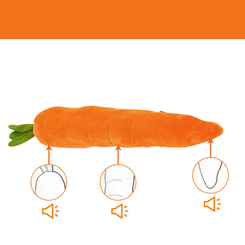 Carrot Squeaky Toy
