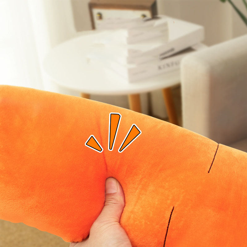Carrot Squeaky Toy