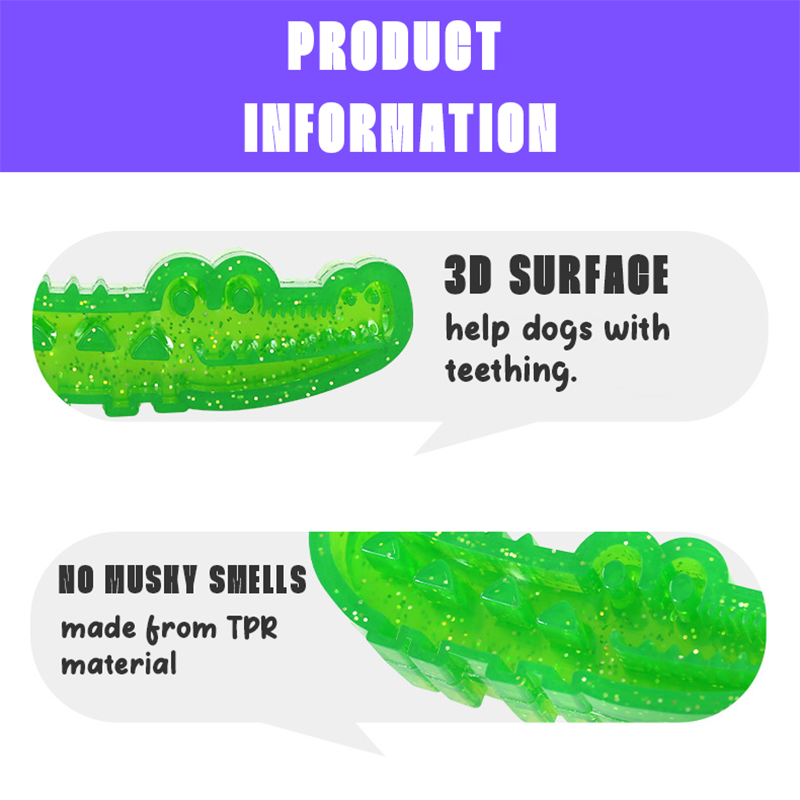 Fillable Crocodile Treat Toy