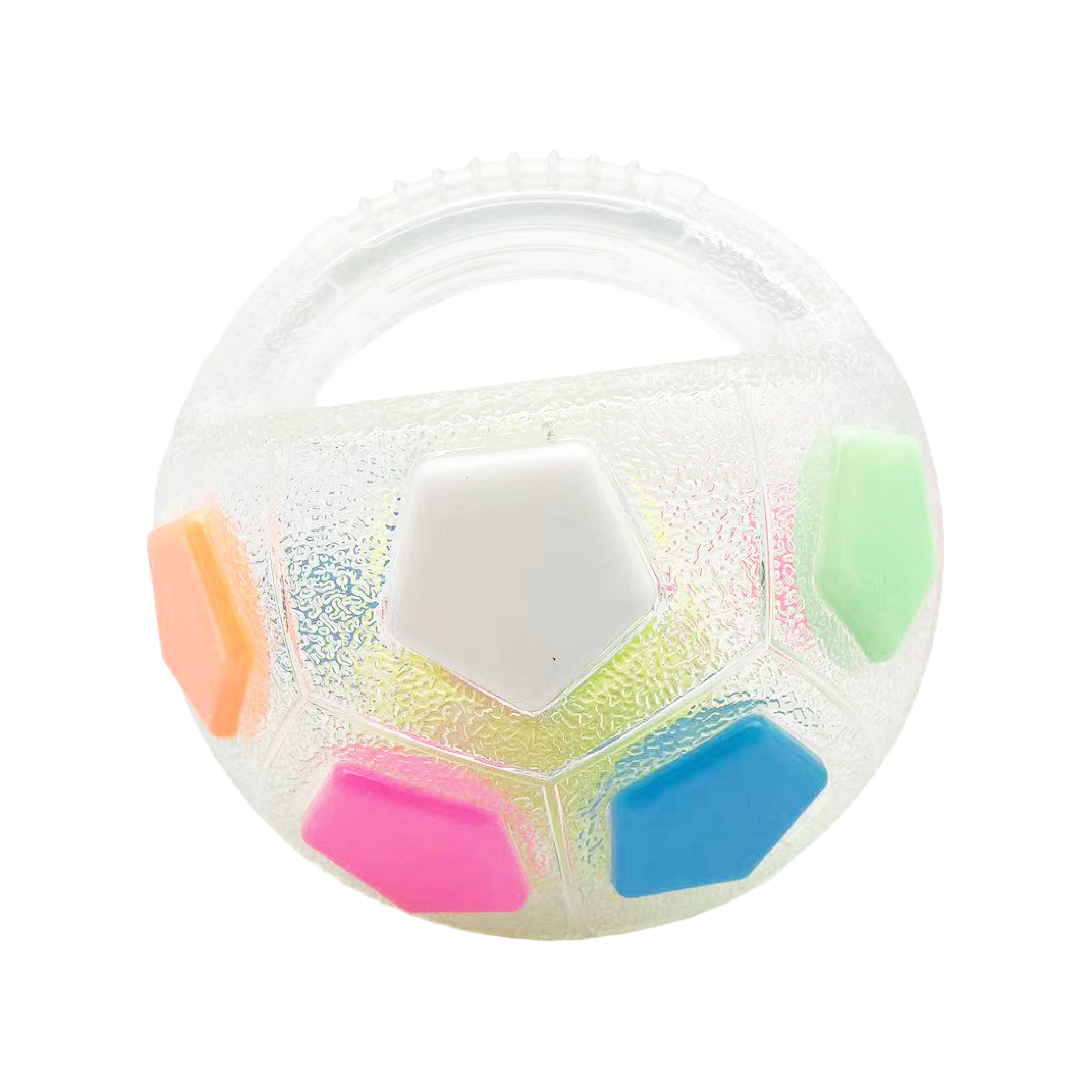 Colorful Squeaky Football