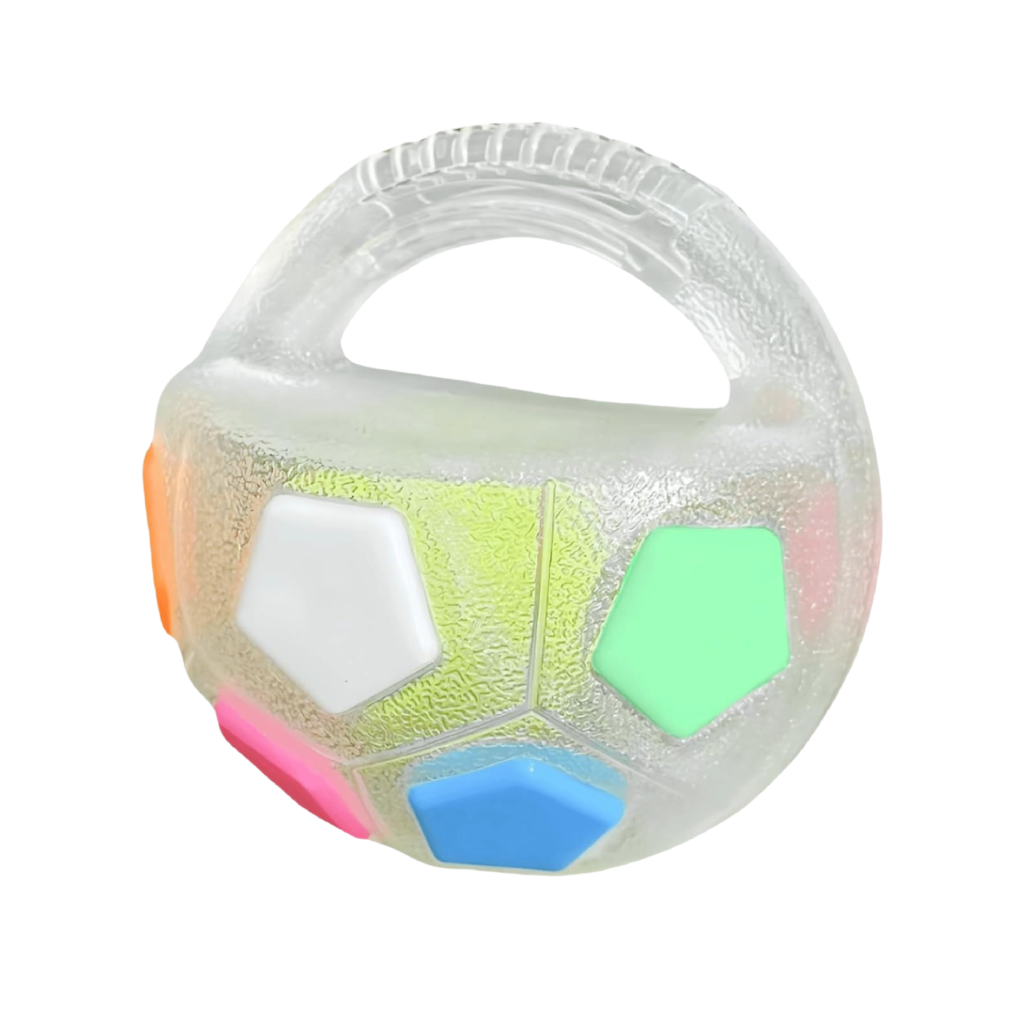Colorful Squeaky Football