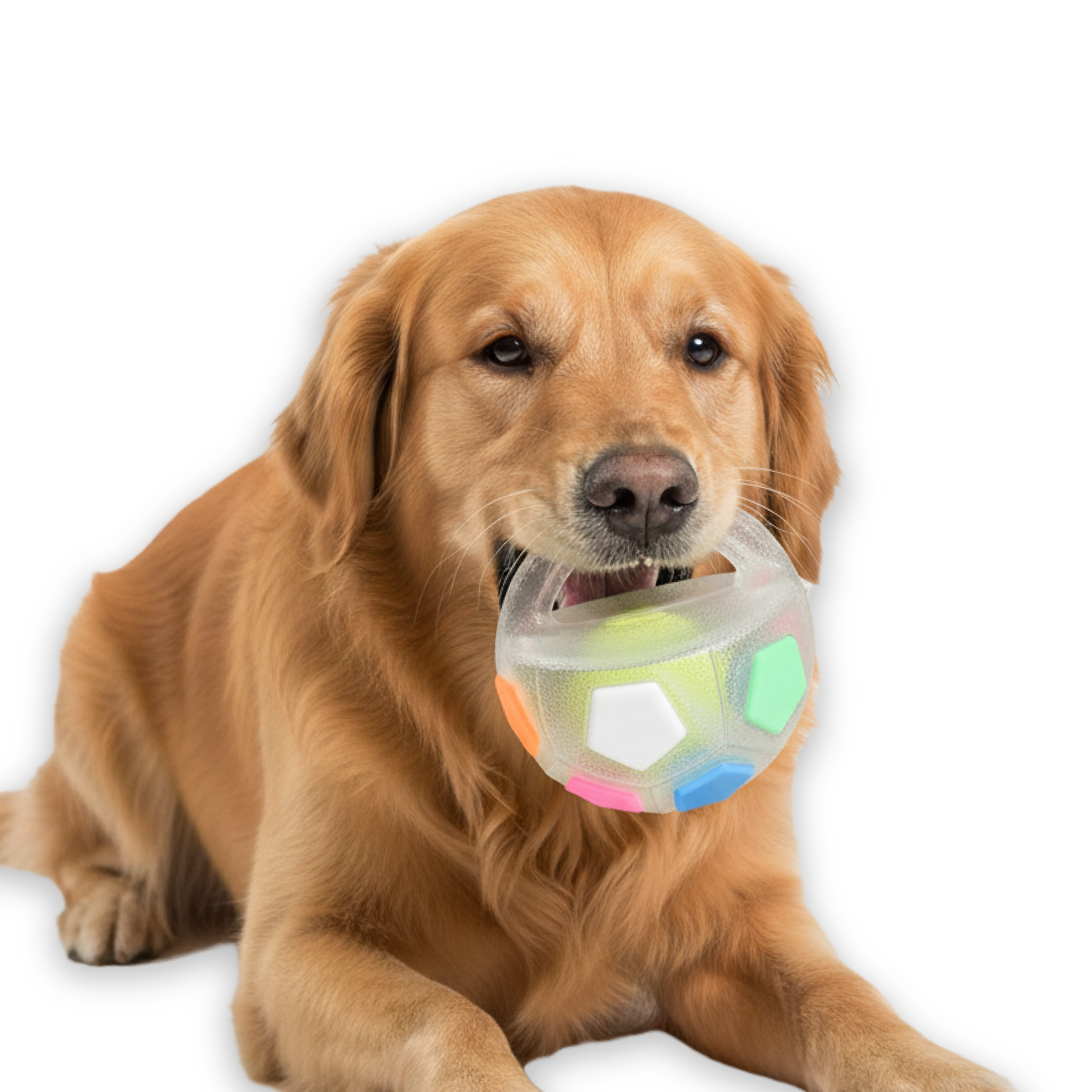 Colorful Squeaky Football